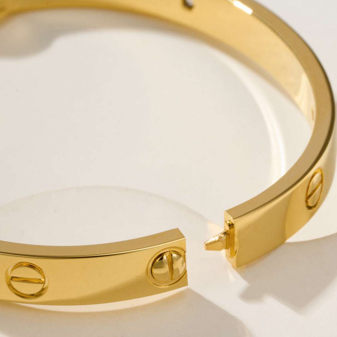 [Blue Tears Jewelry]LOVE BRACELET 6.1MM 4 DIAMONDS