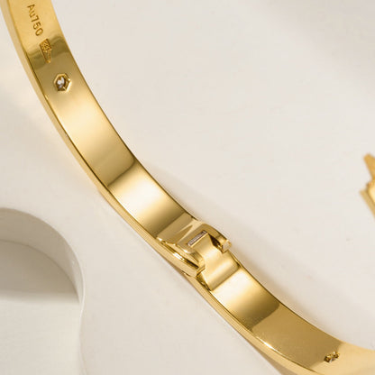 [Blue Tears Jewelry]LOVE BRACELET 6.1MM 4 DIAMONDS
