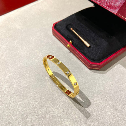 [BLUE TEARS]LOVE BRACELET 6.1MM 10 DIAMONDS