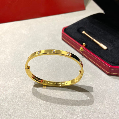 [BLUE TEARS]LOVE BRACELET 6.1MM 10 DIAMONDS