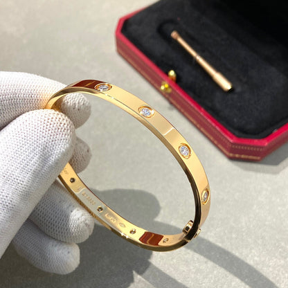 [BLUE TEARS]LOVE BRACELET 6.1MM 10 DIAMONDS