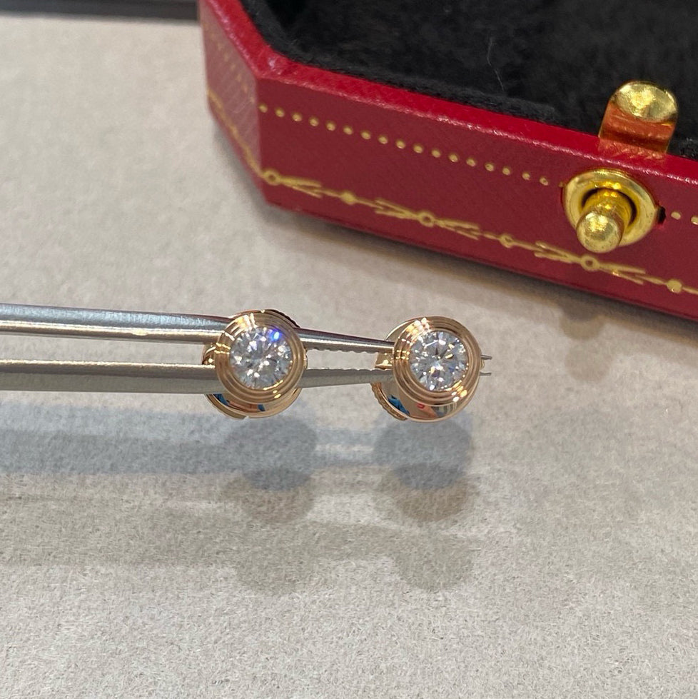 [Blue Tears Jewelry]DAMOUR DIAMOND EARRINGS