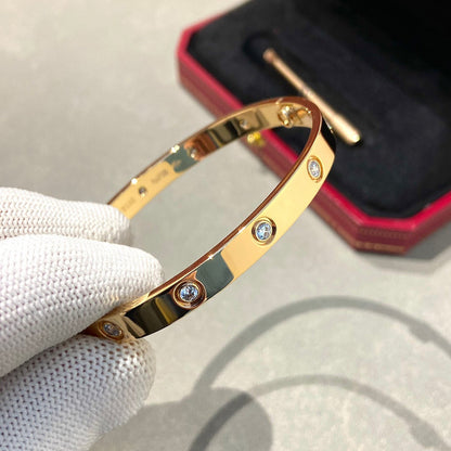 [BLUE TEARS]LOVE BRACELET 6.1MM 10 DIAMONDS