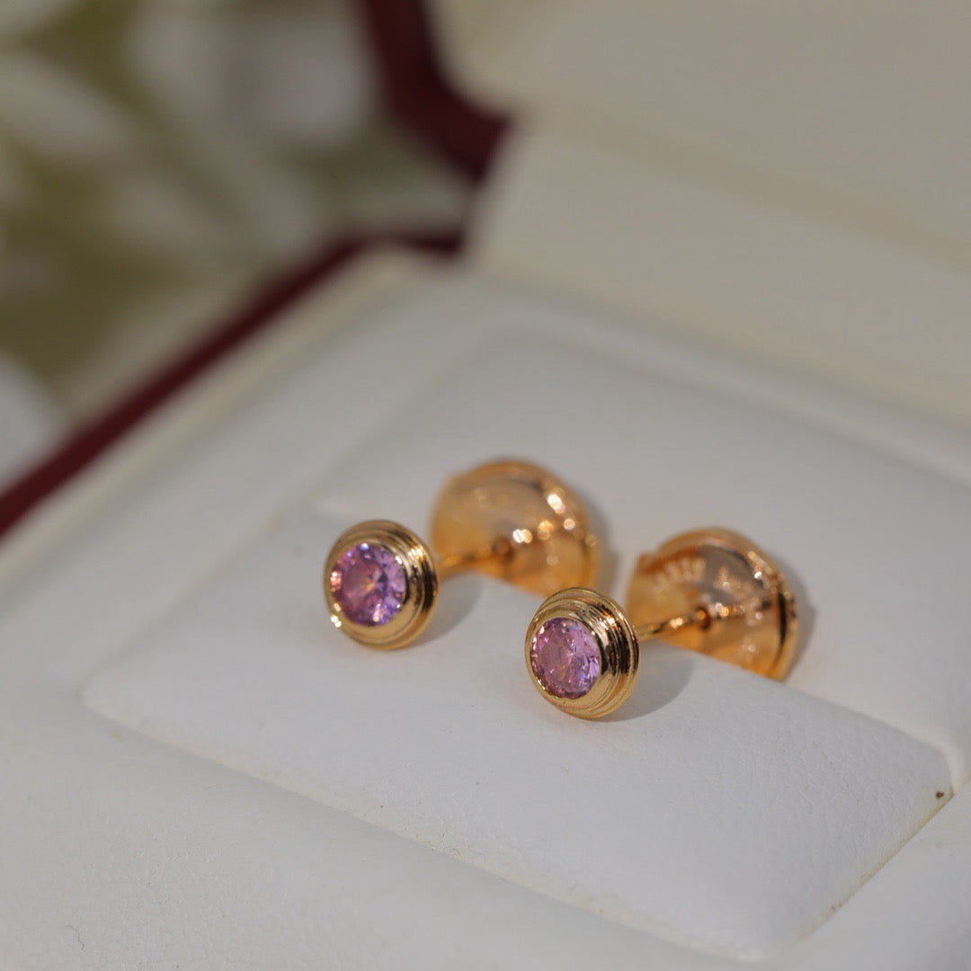[Blue Tears Jewelry]DAMOUR PING DIAMOND EARRINGS