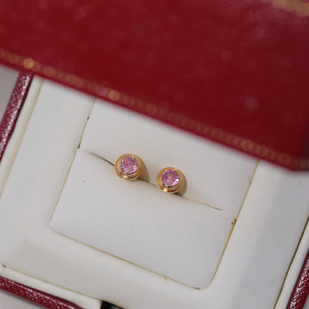 [Blue Tears Jewelry]DAMOUR PING DIAMOND EARRINGS
