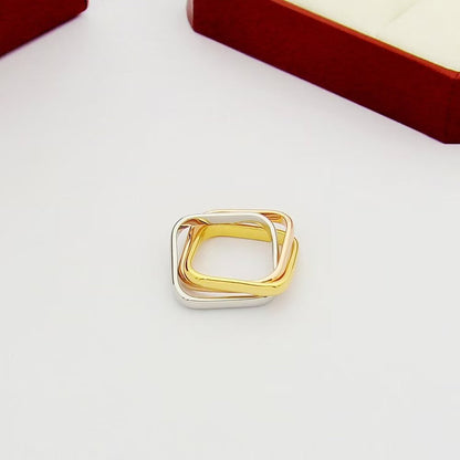 [Blue Tears Jewelry]TRINITY 3.5MM CUSHION RING COLLECTION