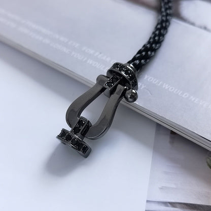 [BLUE TEARS]FORCE LARGE SERIES HORSESHOE BLACK SAMURAI BRACELET