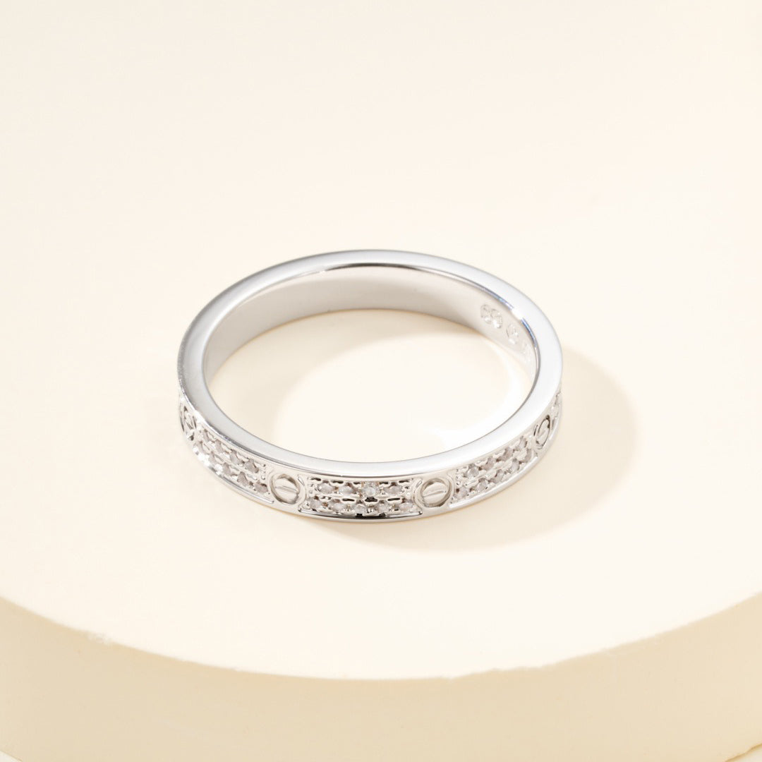 [Blue Tears Jewelry]LOVE RING 2.65MM DIAMOND