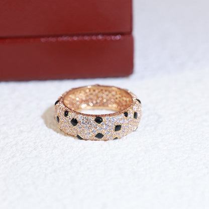 [Blue Tears Jewelry]PANTHERE SPOTTED FULL DIAMOND RING
