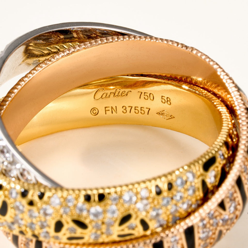 [Blue Tears Jewelry]TRINITY  RING LEOPARD PRINT