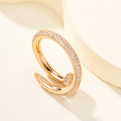[Blue Tears Jewelry]JUSTE RING 2.6MM FULL DIAMOND