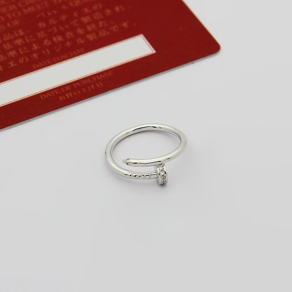 [Blue Tears Jewelry]JUSTE 1.8MM HALF DIAMOND RING