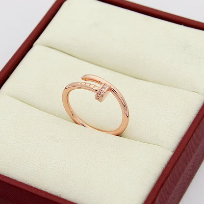 [Blue Tears Jewelry]JUSTE 1.8MM HALF DIAMOND RING