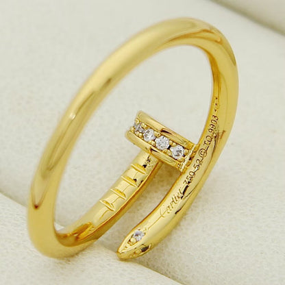 [Blue Tears Jewelry]JUSTE 1.8MM HALF DIAMOND RING