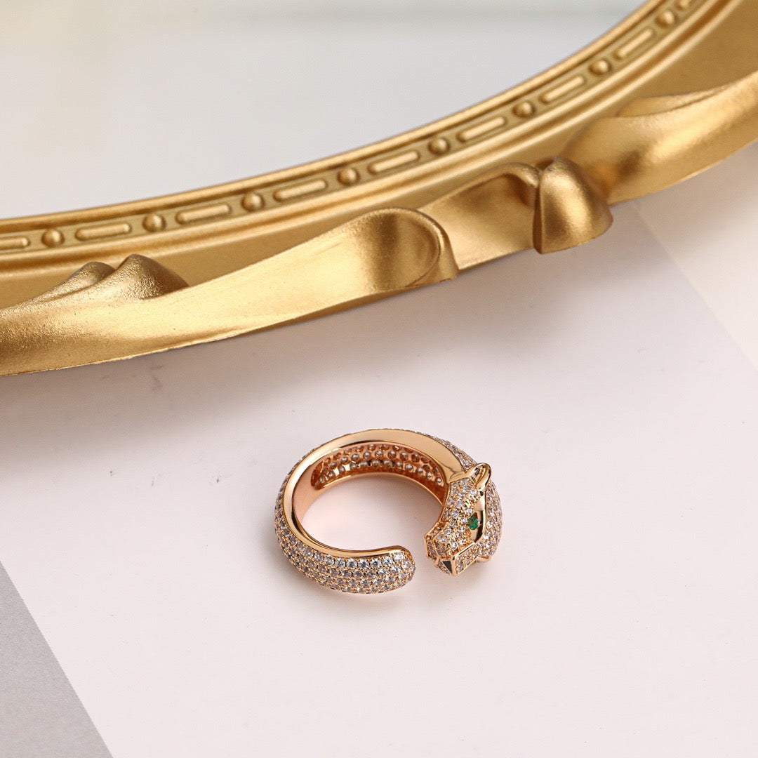 [Blue Tears Jewelry]PANTHERE FULL DIAMOND SMALL RING