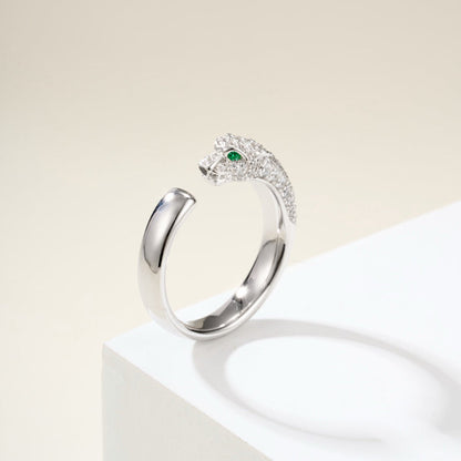 [Blue Tears Jewelry]PANTHERE HALF DIAMOND SMALL RING