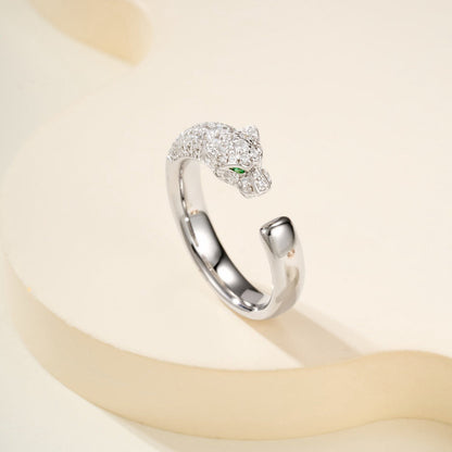 [Blue Tears Jewelry]PANTHERE HALF DIAMOND SMALL RING