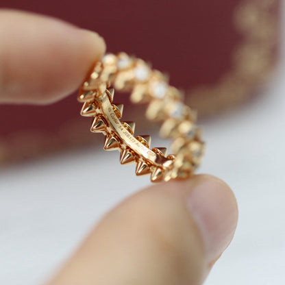 [Blue Tears Jewelry]CLASH 6.8MM DIAMOND MEDIUM RING