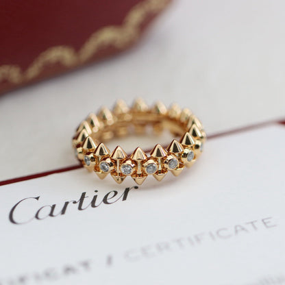 [Blue Tears Jewelry]CLASH 6.8MM DIAMOND MEDIUM RING