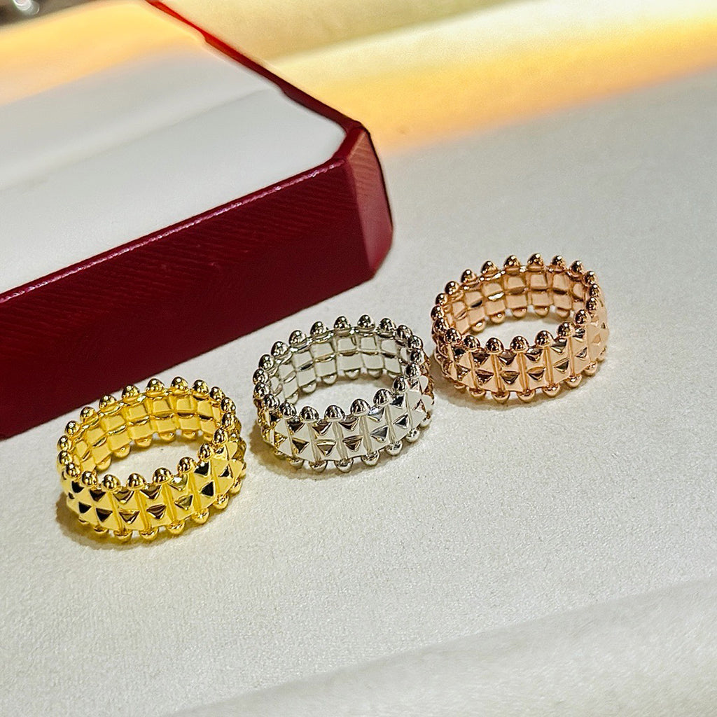 [Blue Tears Jewelry]CLASH 9.2MM DOUBLE ROW RING