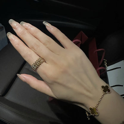 [Blue Tears Jewelry]CLASH 9.2MM DOUBLE ROW RING