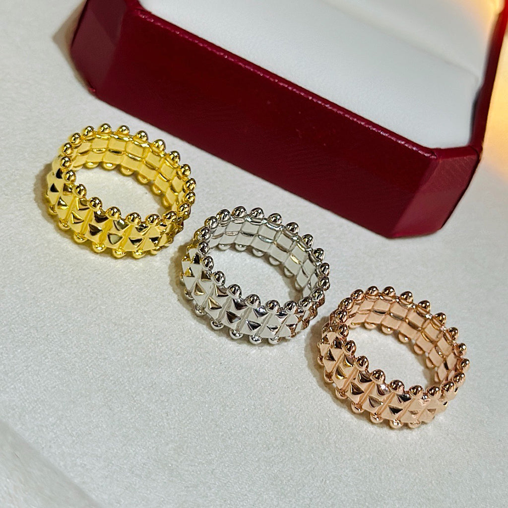 [Blue Tears Jewelry]CLASH 9.2MM DOUBLE ROW RING