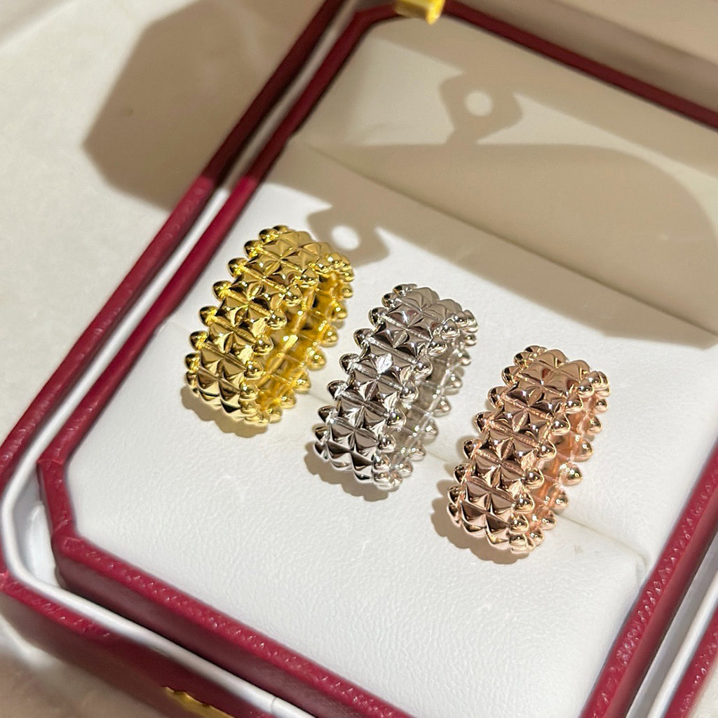 [Blue Tears Jewelry]CLASH 9.2MM DOUBLE ROW RING