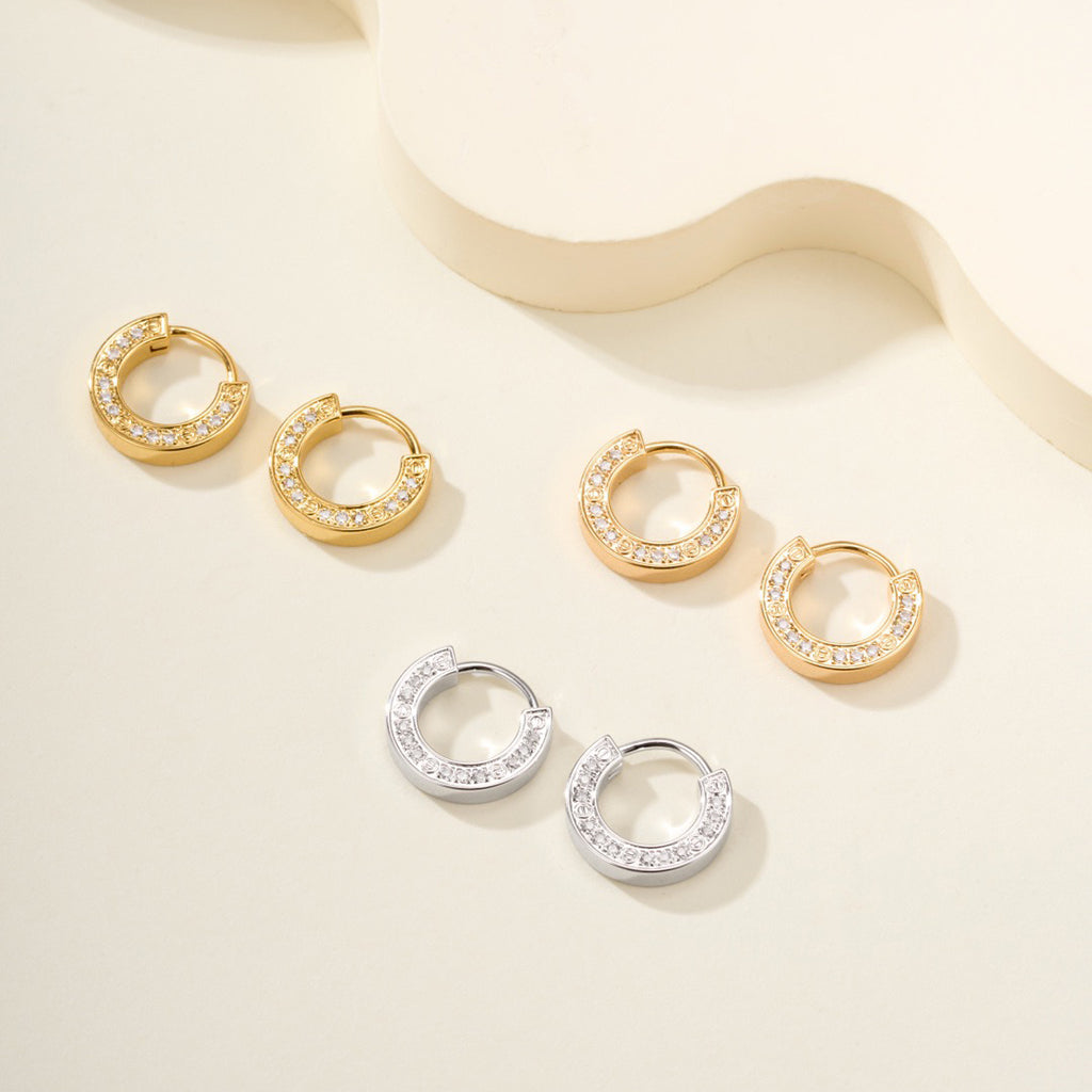 [Blue Tears Jewelry]LOVE DIAMOND EARRINGS