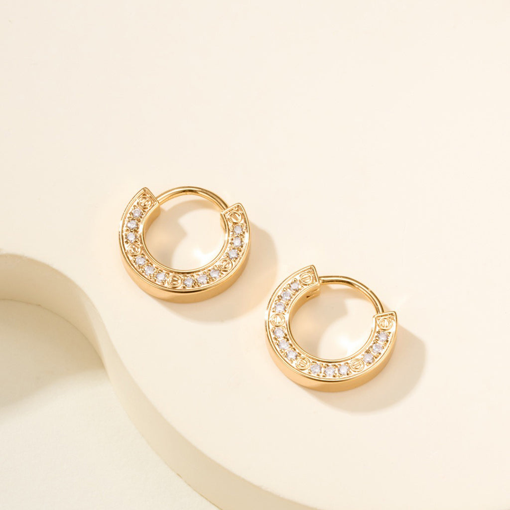 [Blue Tears Jewelry]LOVE DIAMOND EARRINGS