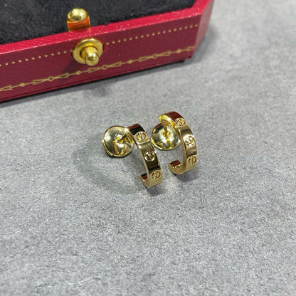 [Blue Tears Jewelry]LOVE EARRINGS 2.65 MM NO DIAMOND SMALL