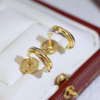[Blue Tears Jewelry]TRINITY ON DIAMOND MINI EARRINGS