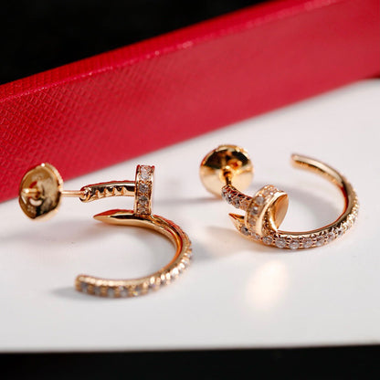 [Blue Tears Jewelry]JUSTE FULL DIAMOND SMALL EARRINGS