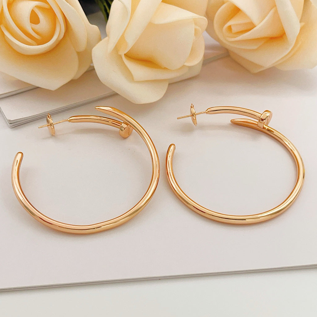 [Blue Tears Jewelry]JUSTE NO DIAMOND LARGE EARRINGS