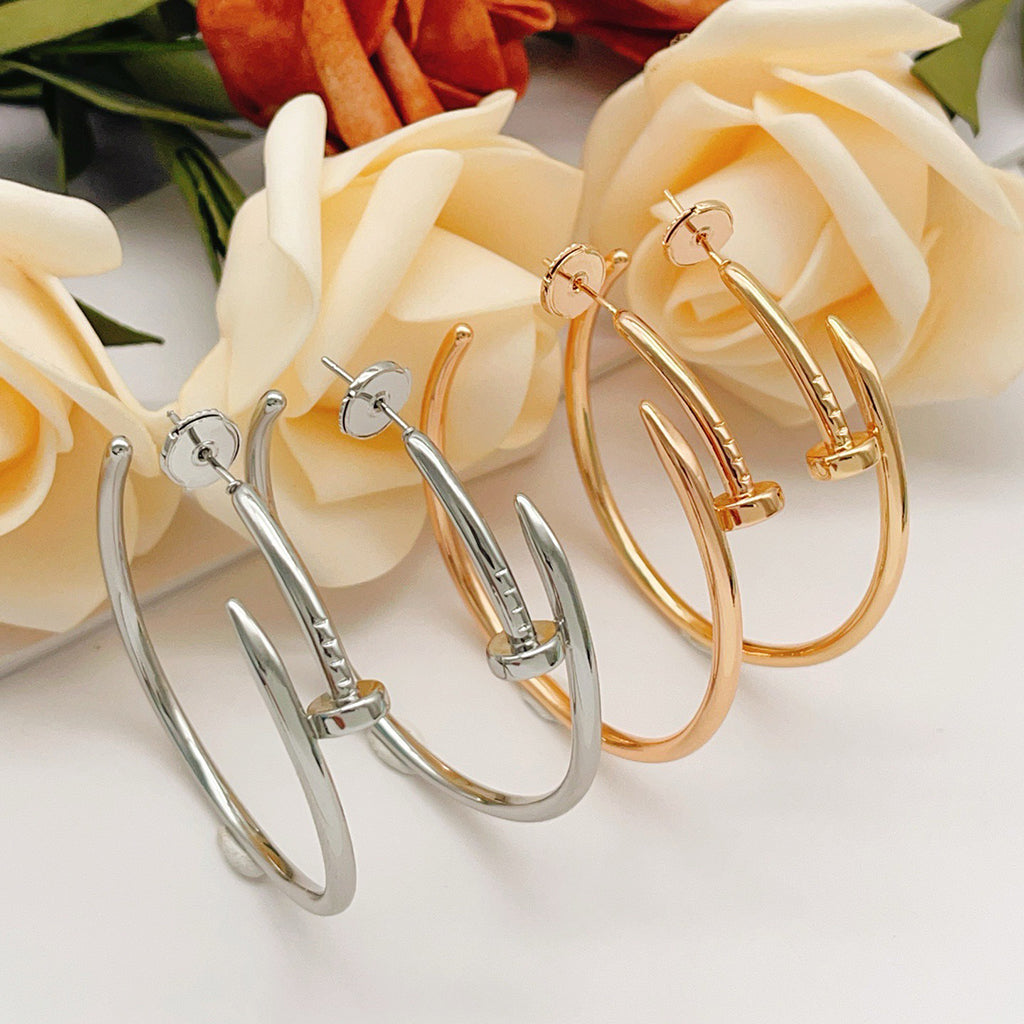 [Blue Tears Jewelry]JUSTE NO DIAMOND LARGE EARRINGS