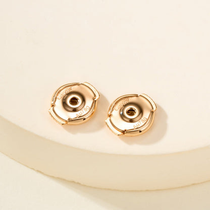 [Blue Tears Jewelry]JUSTE HALF DIAMOND DOUBLE EARRINGS