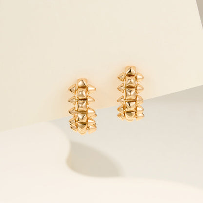 [Blue Tears Jewelry]CLASH MINI HOOP EARRINGS