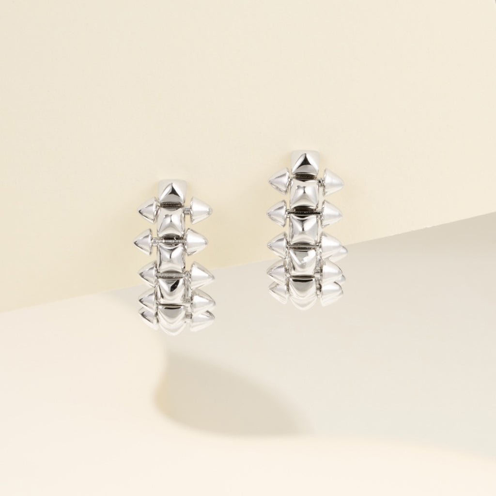 [Blue Tears Jewelry]CLASH MINI HOOP EARRINGS