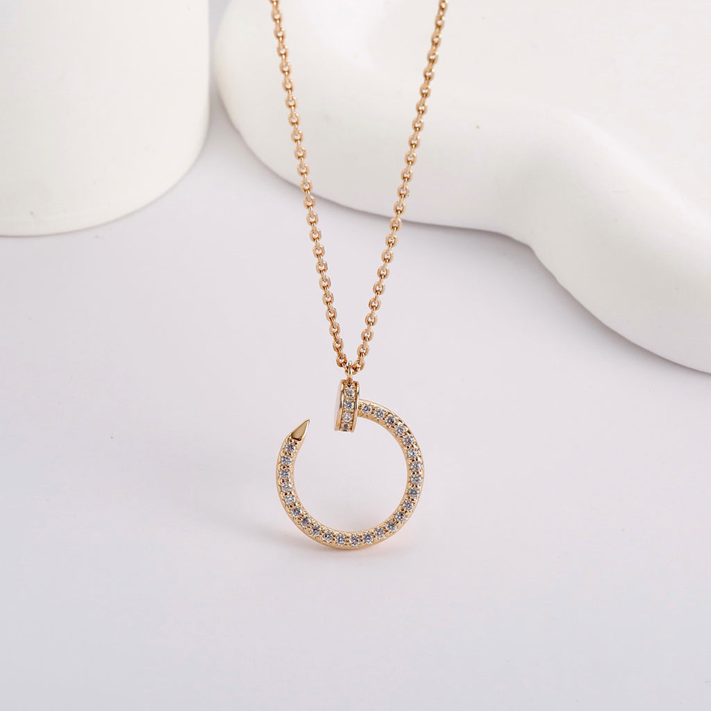 [Blue Tears Jewelry]JUSTE NECKLACE FULL DIAMOND