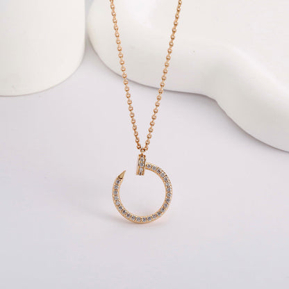 [Blue Tears Jewelry]JUSTE NECKLACE FULL DIAMOND