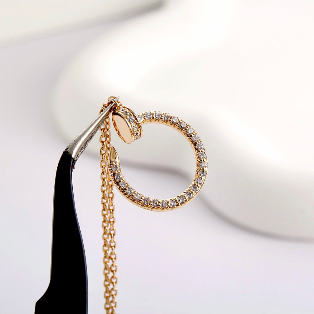 [Blue Tears Jewelry]JUSTE NECKLACE FULL DIAMOND