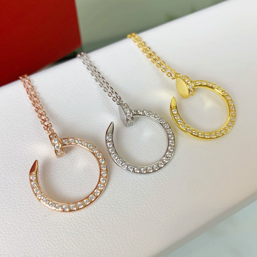 [Blue Tears Jewelry]JUSTE NECKLACE FULL DIAMOND