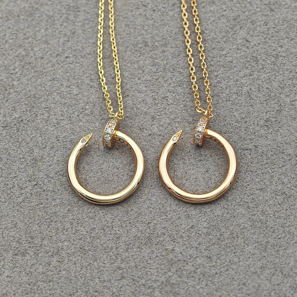 [Blue Tears Jewelry]JUSTE NECKLACE HALF DIAMOND