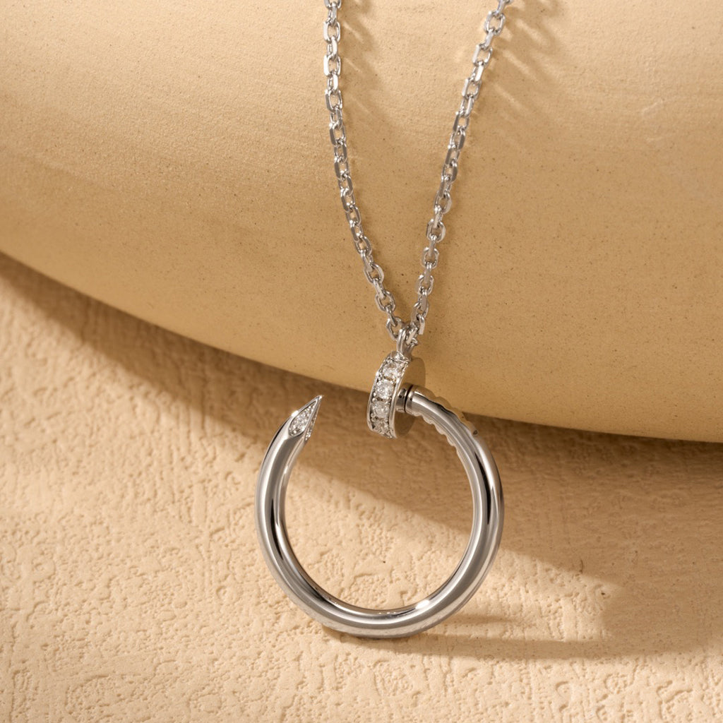 [Blue Tears Jewelry]JUSTE NECKLACE HALF DIAMOND