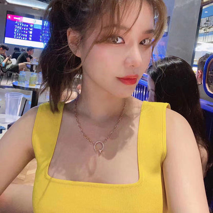 [Blue Tears Jewelry]JUSTE NECKLACE FULL DIAMONDS