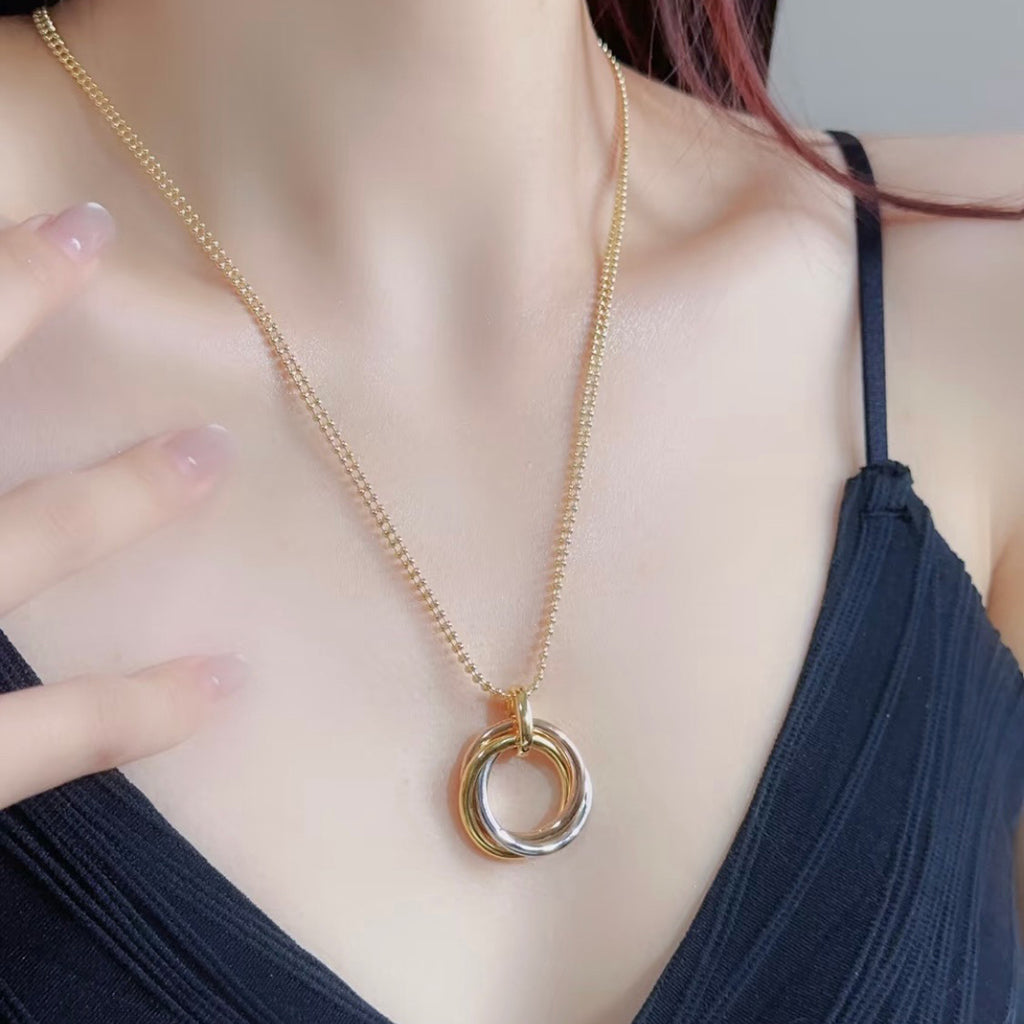 [Blue Tears Jewelry]TRINITY LARGE NECKLACE