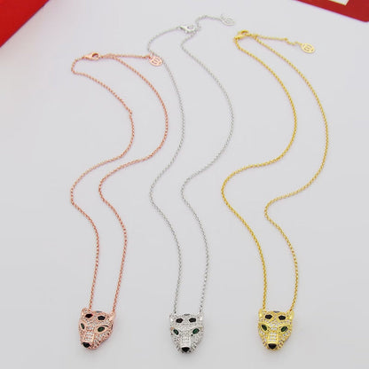 [Blue Tears Jewelry]PANTHERE FULL DIAMOND NECKLACE