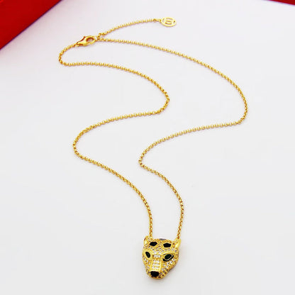[Blue Tears Jewelry]PANTHERE FULL DIAMOND NECKLACE