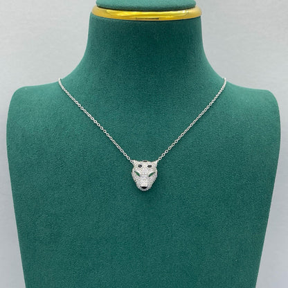 [Blue Tears Jewelry]PANTHERE FULL DIAMOND NECKLACE