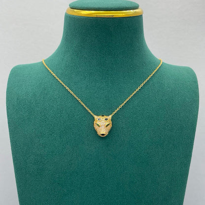 [Blue Tears Jewelry]PANTHERE FULL DIAMOND NECKLACE