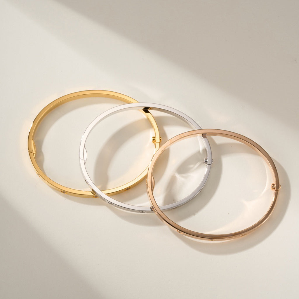 [Blue Tears Jewelry]LOVE BRACELET 3.65MM 10 DIAMONDS